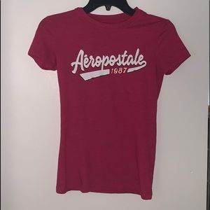 Aéropostale Hot Pink Short Sleeve Shirt